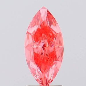 2.09 Carat Marquise Shape Vivid Pink VS1 IGI Certified Lab grown Diamond