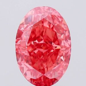 2.51 Carat VS1 Oval Shape Vivid Pink IGI Certified Lab grown Diamond