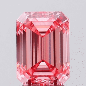 2.59 Carat Emerald Shape Pink Diamond IGI Certified